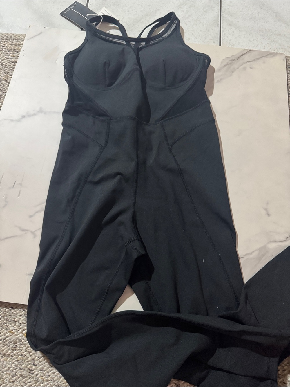 Lovesoft Black Supportive Strappy Jumpsuit